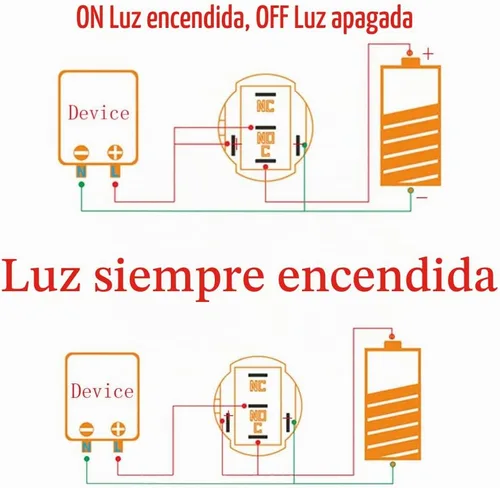 Vista 7 de ESUPPORT - Interruptor de metal para faros delanteros de coche de 12 V Azul