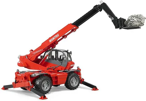 Vista 4 de Bruder 02129 MRT 2150 Manitou Cargador telescópico