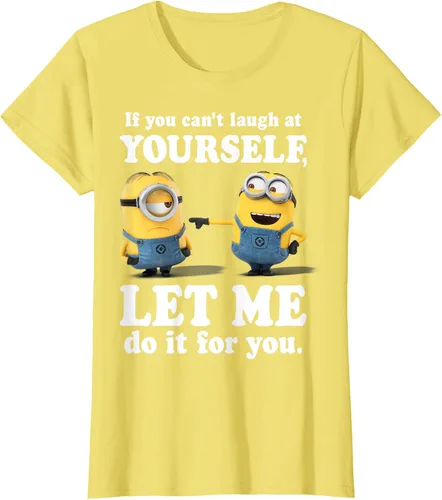 Vista 41 de Camiseta gráfica de Minions de Mi villano favorito: Ríete de ti mismo Negro