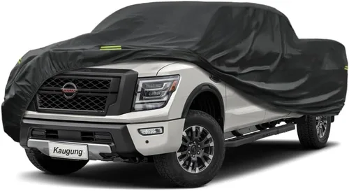Vista 52 de Kaugung - Cubierta impermeable para camioneta, 7 capas resistentes, ajuste completo para Mitsubishi Raider 2006-2010, para todo clima, protección