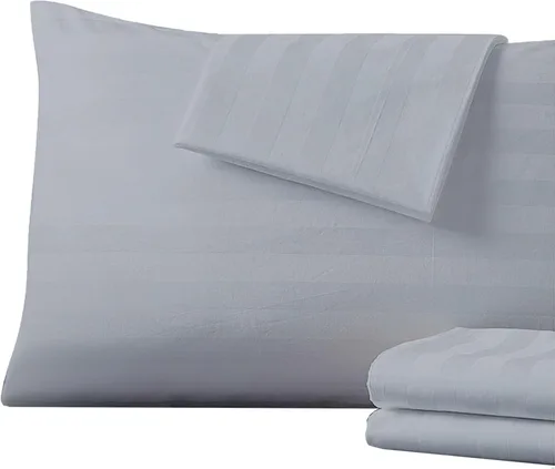 Vista 78 de Juego de 2 fundas de almohada 100% de algodón egipcio, fundas de almohada refrescantes de 400 hilos, fundas de almohada suaves y transpirables