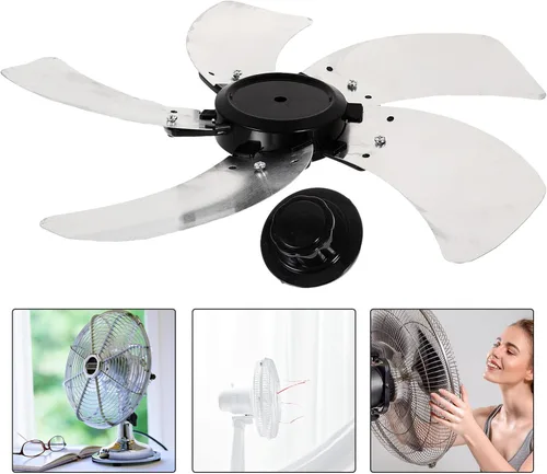 Vista 5 de LIFKOME Palas de ventilador de piso Soporte de aspas de ventilador 5 hojas s reemplazo para piezas de reparación de accesorios Hojas eléctricas