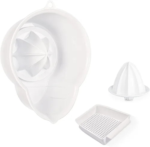 Vista 3 de Accesorio de exprimidor para batidora de pie KitchenAid con colador de 2 tamaños, accesorio de jugo cítrico para batidora de pie KitchenAid