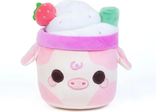 Vista 10 de PlushGoals Lil Mint - Batido de vaca perfumado con chispas de chocolate, 7
