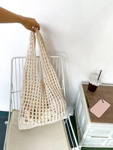 Vista 3 de Verdusa Bolso de hombro de ganchillo para mujer
