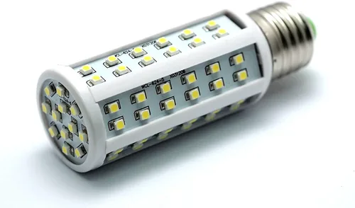 Vista 2 de Blanco cálido suave 3000 K CC 12 voltios a 20 voltios base de tornillo mediano 84 x 3528 LED Cluster E26 E27 Socket Amplio rango de trabajo DC