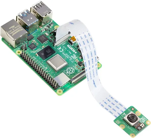 Vista 5 de Arducam para Raspberry Pi Cámara Módulo 3, 12MP IMX708 75 ° (D) Autofocus Pi Cámara V3 con estuche acrílico, cable FFC de 15-22 pines