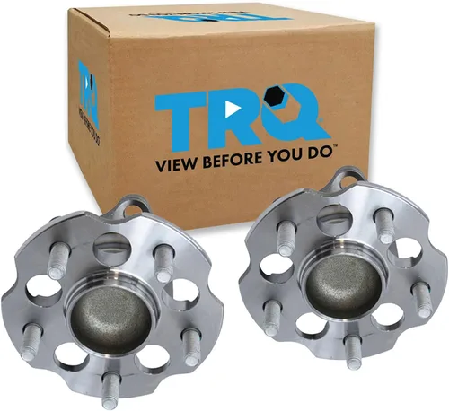 Vista 105 de Conjunto de rodamiento de rueda delantera de 2 piezas y buje TRQ Compatible con Pontiac Solstice 2006-2009 Saturn Sky 2007-2010