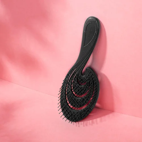 Vista 5 de Ninabella Cepillo orgánico desenredante para el cabello, para mujeres, hombres y niños, no tira del cabello, cepillos alisadores para cabello liso