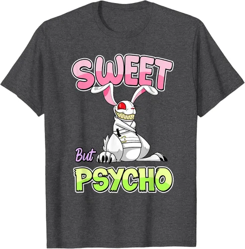 Vista 27 de Sweet But Psycho Shirt Bunny Creepy Gothic Rabbit Funny T-Shirt