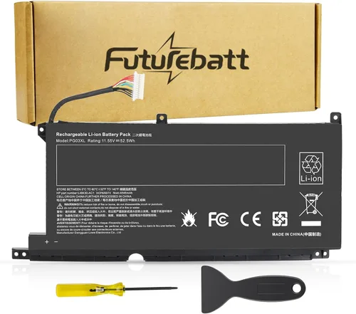 Vista 16 de Futurebatt Nueva batería de repuesto para Dell DJ1J0 451-BBZL PGFX4 ONFOH DJ1JO, para Dell Latitude 12 7000 7280 7480 Series [42Wh 11.4V]