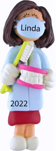 Vista 8 de Adorno de dentista personalizado, regalos de dentista 2024, adorno dental, regalos de graduación, regalo para estudiantes dentales, regalo