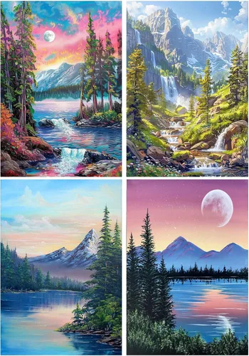Vista 17 de EWJRNSF Kits de pintura de diamantes 5D para adultos principiantes, juegos de arte de diamantes, pintura de gemas y manualidades, decoración