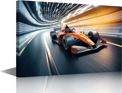 Vista 23 de Car Pictures for Living Room Wall Decor Super Car Driving Art Prints City Highway Road Paintings 1 Piece Canvas Wall Art Super Car Canvas Prints