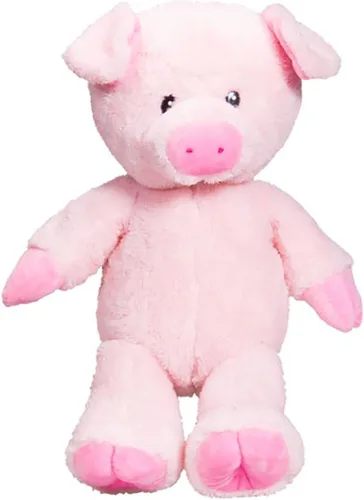 Vista 4 de Cuddly Soft 16 inch Stuffed Pink Pig... We Stuff 'Em... YOU LOVE' Em.