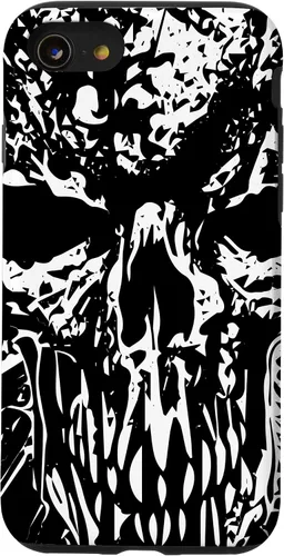 Vista 18 de Grindcore Occult Horror Skull Art Death Metal Thrash Metal Case for iPhone 16