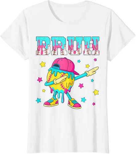 Vista 19 de Baseball Life Style 101 Apparel Youth Drip Baseball Boys Kid Camiseta