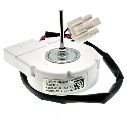 Vista 4 de 50240401000Q ZWF-02-4 Motor del ventilador del evaporador del refrigerador compatible con Magic Chef, Midea, Avanti, refrigerador Haier, reemplaza