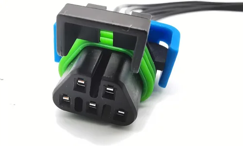 Vista 4 de Conector sellado macho y hembra de la coleta de la asamblea del faro de 5 pines compatible con GM Pontiac G6