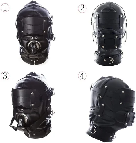 Vista 4 de Máscara de piel para fiesta de máscaras, ajustable, transpirable, desmontable, para cosplay, accesorio de disfraz de Halloween
