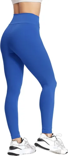 Vista 3 de VALANDY Leggings de cintura alta para mujer, elásticos, control de abdomen, entrenamiento, correr, yoga, pantalones, tallas regulares y grandes.