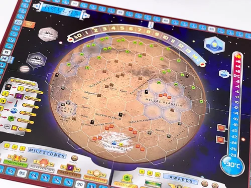 Vista 5 de Stronghold Games Terraforming Hellas & Elysium the Other Side of Mars Expansión Juego de mesa
