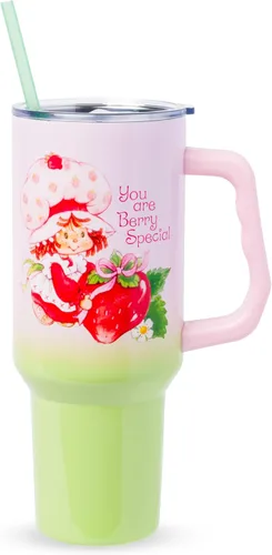 Vista 37 de Silver Buffalo Betty Boop Core - Vaso de acero inoxidable con tapa para pajilla, tapa, popote y asa, 40 onzas