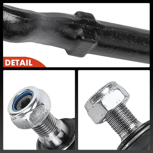 Vista 7 de A-Premium 2 extremos de barra de acoplamiento exteriores delanteros, compatibles con Mercedes-Benz E300 1996-1999, E320 1996-2003, E420 1997, E430