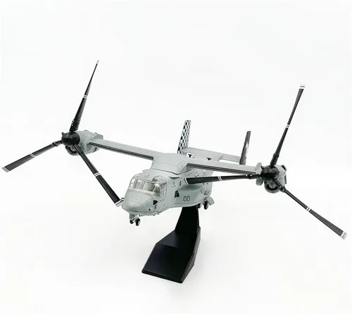Vista 3 de V-22 Osprey Gray 1/72 Modelo de avión fundido a troquel (mezcla 03)