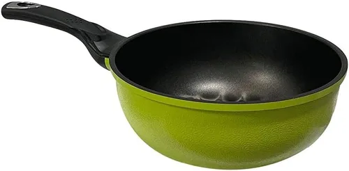 Vista 3 de Utensilios de cocina antiadherente con revestimiento de diamante 3D Wok, 8 "(20 cm), fabricado en Corea