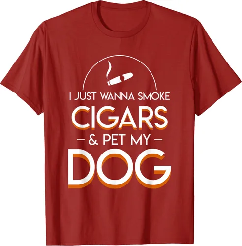 Vista 49 de Solo quiero fumar cigarros y mascotas a los amantes de los perros de mi perro, Negro, S