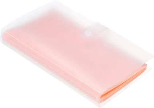 Vista 7 de PATIKIL Soporte para tarjetas de visita, 1 paquete de plástico portátil para tarjetas, libro organizador de tarjetas de nombre para mujeres