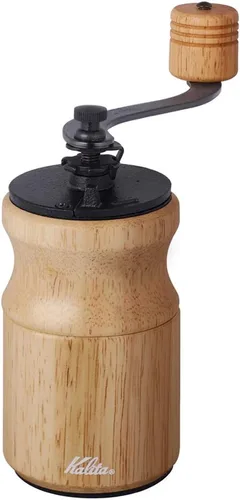 Vista 12 de Kalita Kalita - Molinillo de café de madera, molinillo de aluminio estable granular alto KH-10BR ac, marrón, grosor ajustable, molinillo de café