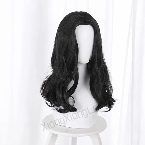 Vista 6 de XiongXiongLe Peluca de cosplay de anime Tokyo Revengers Baji Keisuke para hombres y mujeres, juego de rol, pelucas largas y rizadas para disfraz