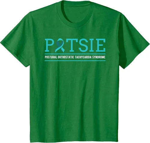 Vista 37 de POTS Dysautonomia Turquoise Ribbon Autonomic Dysfunction T-Shirt Asphalt Grey