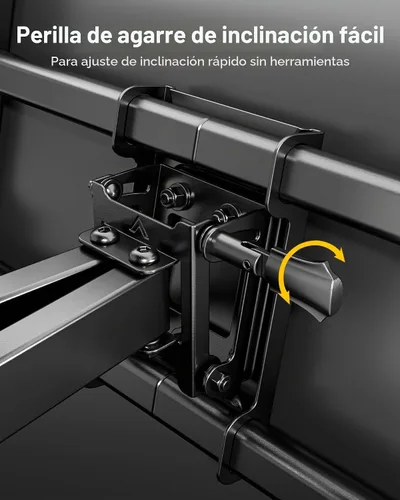 Vista 5 de MonTEK - Soporte de pared para televisores de 37 a 90 pulgadas