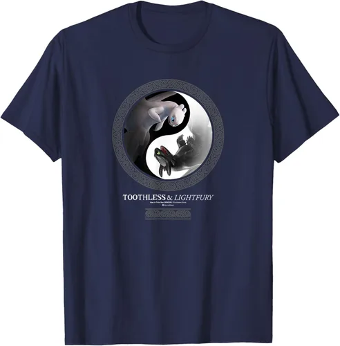 Vista 24 de Cómo entrenar a tu dragón 3 Yin Yang Dragon Camiseta