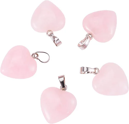 Vista 18 de LiQunSweet 10 piezas de eslabones de piedras preciosas de cristal de amatista natural, enlaces envueltos en alambre con alambres de latón dorado