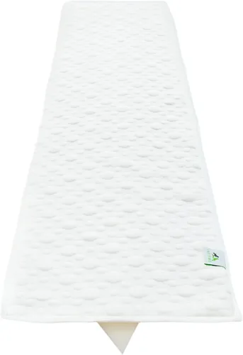 Vista 8 de Insieme 12 x 77 pulgadas Puente de cama Twin a King - Relleno de huecos para cama dividida King - Tela hipoalergénica - Blanco, delgado y sin