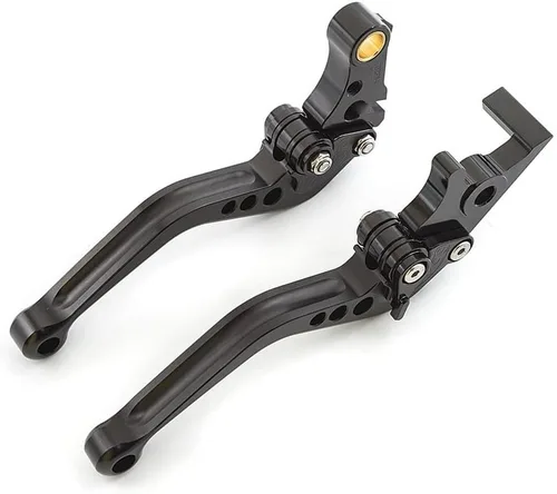 Vista 7 de DOUKI Para Yamaha FZ6 FZ 6 FAZER 2004-2010 Manijas de motocicleta Manillar CNC Aluminio Ajustable Palancas de Embrague de Freno (Color: Negro)
