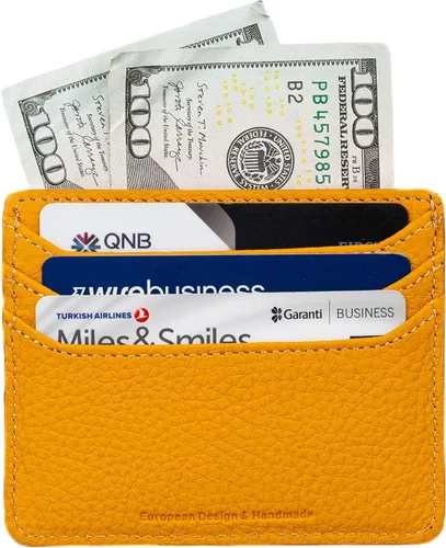 Vista 6 de Grande -3633 Estuches para tarjetas, Amarillo, Minimalista