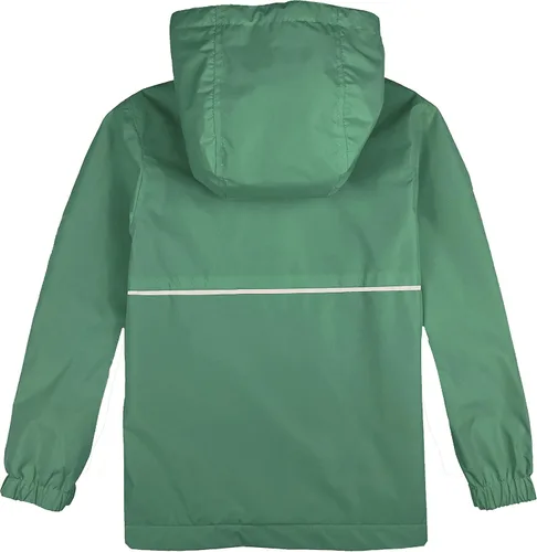 Vista 2 de Chubasqueros para niños, ligeros, impermeables, con capucha, de forro polar, rompevientos para niños