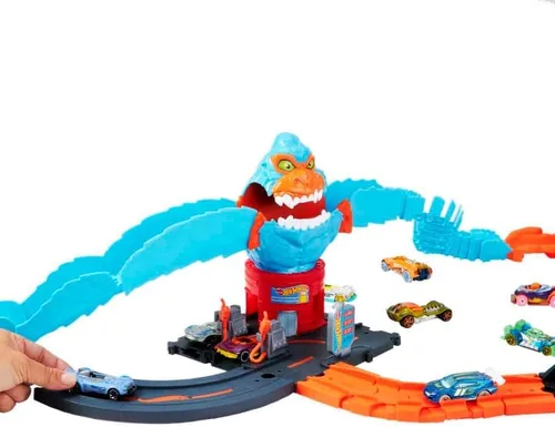 Vista 4 de Hot Wheels City Bundle with 4 HPM07 Playsets