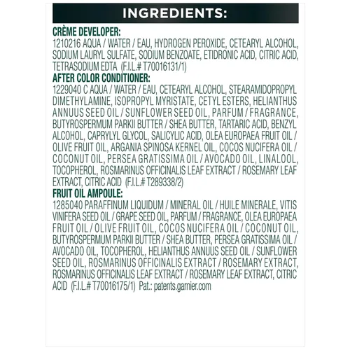 Vista 8 de Garnier Nutrisse Ultra Color - Crema nutritiva para el cabello, BL11 azul azabache negro (Black Currant), tinte permanente para el cabello, 1 unidad
