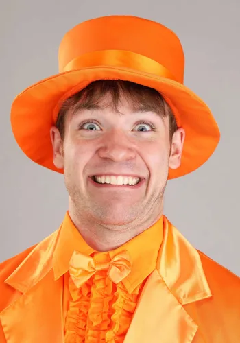 Vista 3 de Disfraz de Esmoquin Naranja para Hombre Multicolor