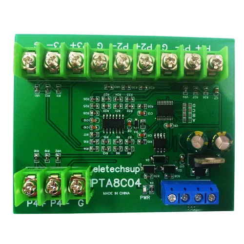 Vista 11 de 4ch 500 Celsius PT100 Thermocouple RTD emperature Sensor RS485 Temperature Sensor Module Modbus RTU Board Paperless Recorder (A 12V with Rail Box)