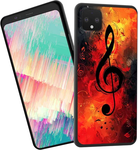 Vista 499 de Funda delgada para Google Pixel 4 XL, funda delgada de silicona de TPU suave a prueba de golpes para Google Pixel 4 XL, astronauta Galaxy