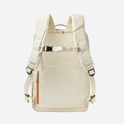 Vista 8 de Nordace Siena Pro 17 - Mochila inteligente con puerto USB, mochila para laptop de 17 pulgadas, mochila diaria de 26 L para viajes, uso diario o Beige