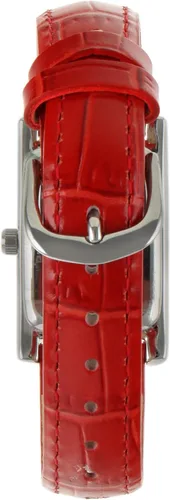 Vista 3 de Peugeot Reloj de pulsera rectangular en forma de H para mujer con correa de muñeca a juego