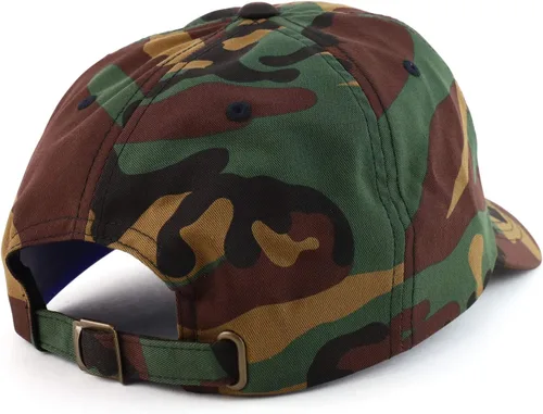 Vista 3 de Armycrew Oversize Big XXL Plain Unstructured Soft Crown Gorra de algodón al aire libre